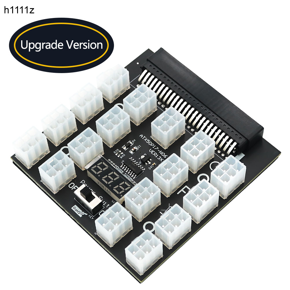 2400W Server Psu Breakout Board - Pci-E 12V 50Pin Naar Atx 17