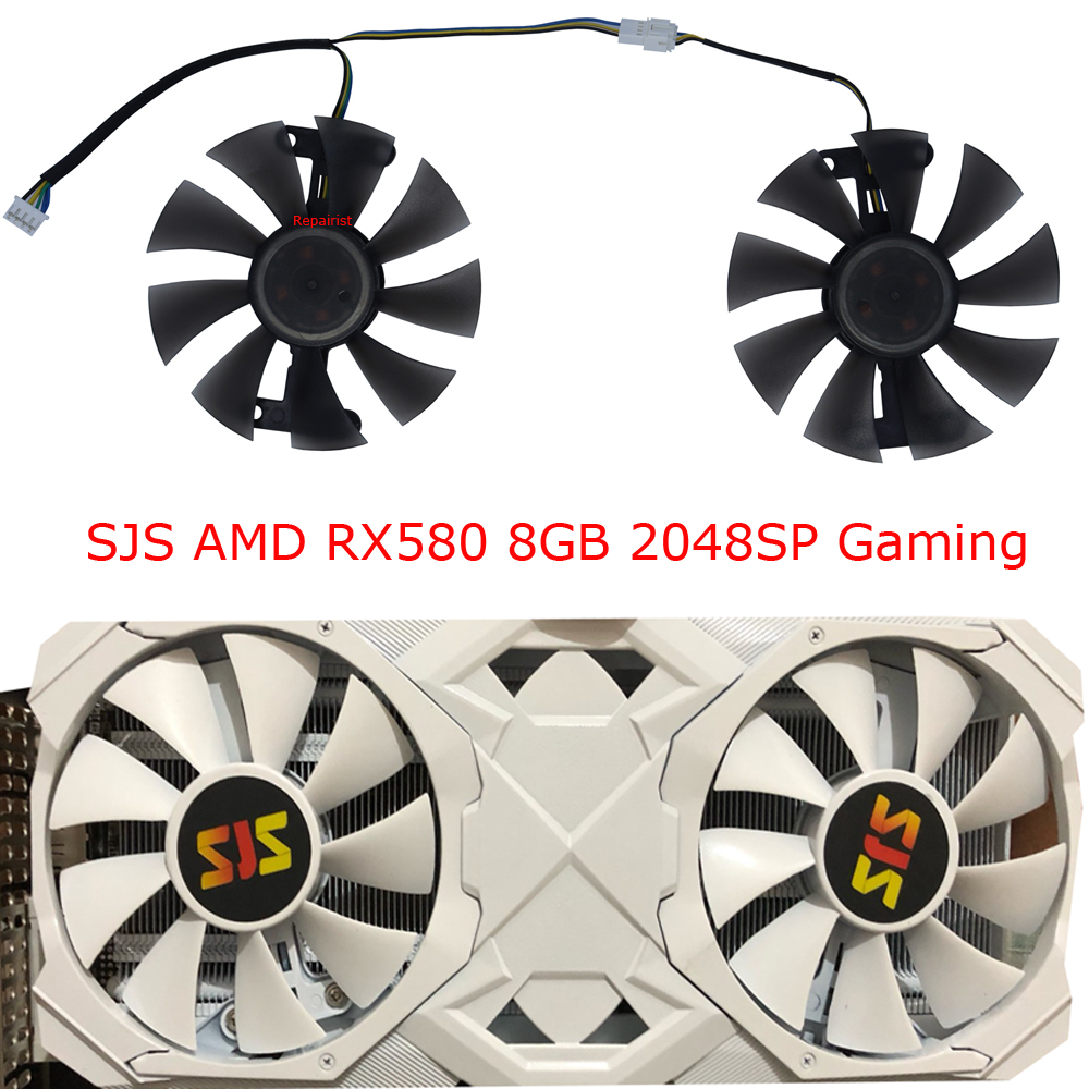 Rx 580 8Gb 2048Sp Gpu - Videokaartventilator, GA91S2H, vervang FL8015 12VB, 2